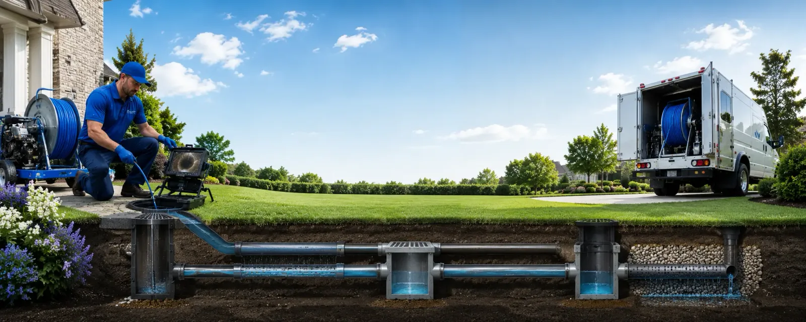 Outdoor drain cleaning information for Spencerville, IN